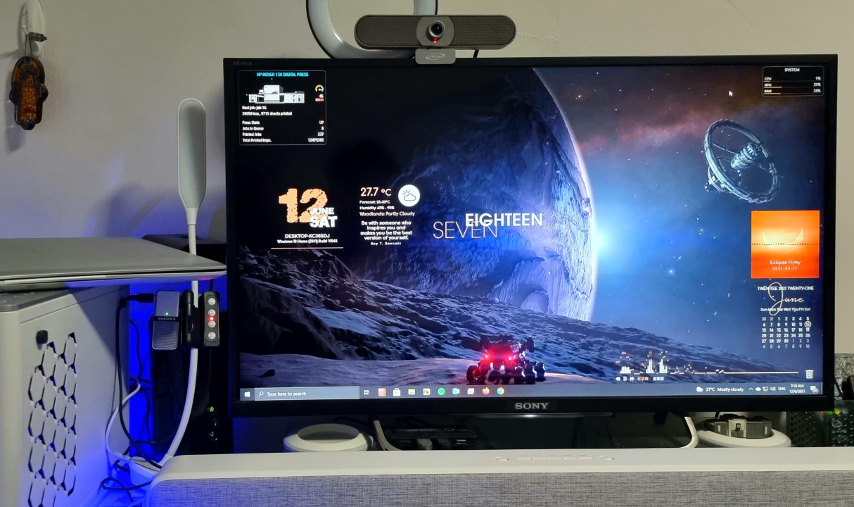 printos api rainmeter project